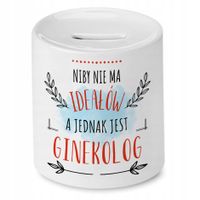 Skarbonka Dla Ginekologa Na Urodziny Na Prezent Z Nadrukiem Ze Zdjęciem