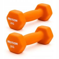 Zestaw Hantli Ciężarki Hantle Neoprenowe Żeliwne do Ćwiczeń 2x 2kg