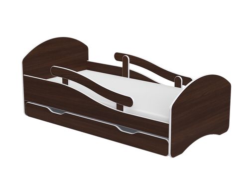 Łóżko dziecięce LEO 180x80 wenge na Arena.pl