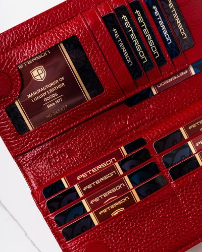 elegancki portfel damski na magnes - peterson na Arena.pl