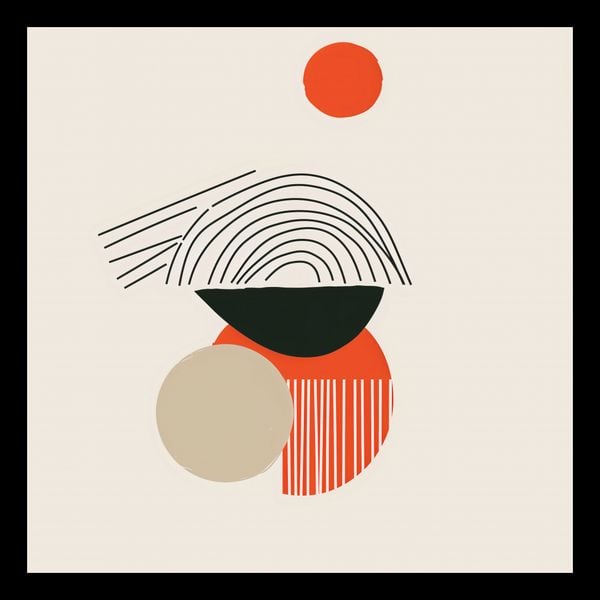 Plakat 20x20cm Centralne Słońce zdjęcie 2