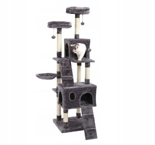 Drapak dla kota drzewo legowisko Domek 180cm F029 na Arena.pl