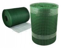 SIATKA RABATOWA PLASTIKOWA PCV SIATKA OGRODZENIOWA 0,4 x 50m ZIELONA