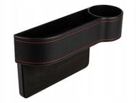 SKÓRZANY SCHOWEK ORGANIZER SAMOCHODOWY MIĘDZY FOTEL UCHWYT KUBEK TELEFON