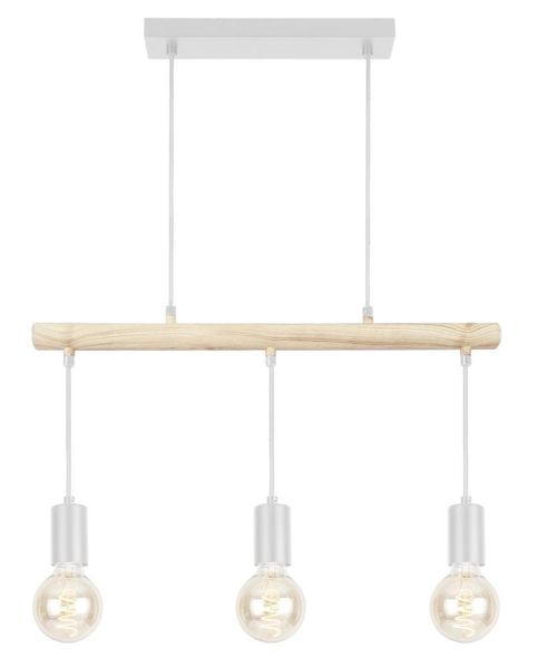 Izzy lampa wisząca 3x60W E27 biały zdjęcie 1