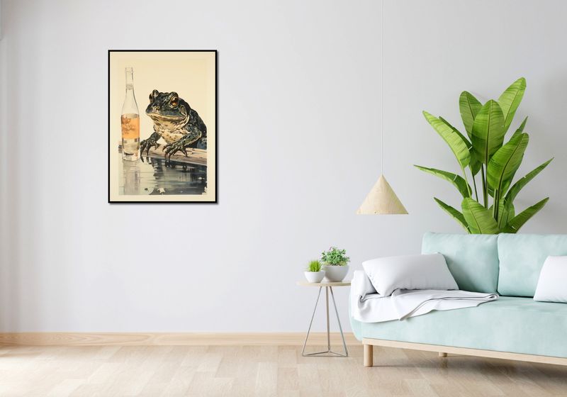 Plakat 64x90cm Refleksje Błotniaka zdjęcie 4