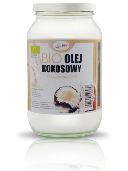 Olej kokosowy nierafinowany do smażenia 900 ml zdjęcie 7