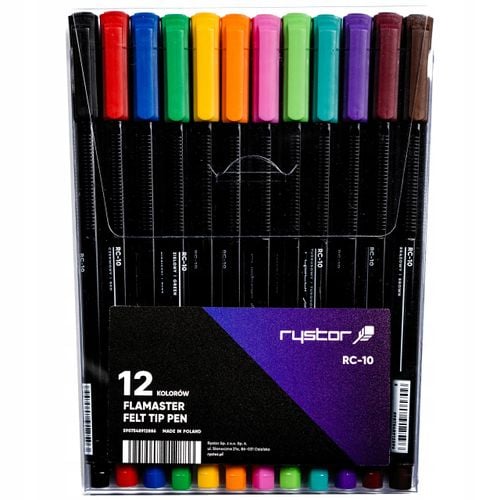 flamaster rc 10 mix 12szt. etui (12) na Arena.pl