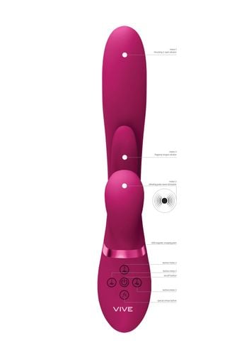 kura   thrusting g spot vibrator with flapping tongue and pulse wave na Arena.pl