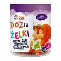 Żelki DOZia DOZ Product 225 g | Porost islandzki + witaminy dla dzieci