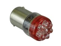 żarówka 8 LED ba15s R10W P5W postojowa tylna 12v czerwona
