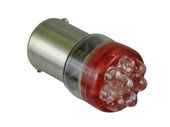 żarówka 8 LED ba15s R10W P5W postojowa tylna 12v czerwona