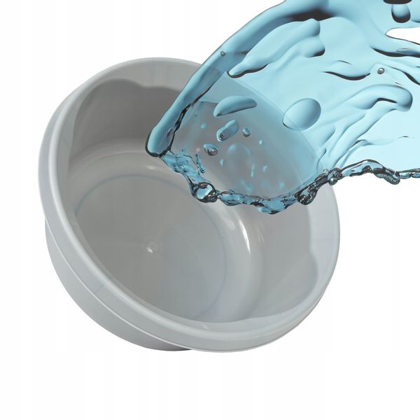 KADAX Miska Plastikowa 9L Okrągła Na Pranie Szara zdjęcie 1