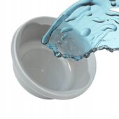 KADAX Miska Plastikowa 2L Okrągła Na Pranie Szara