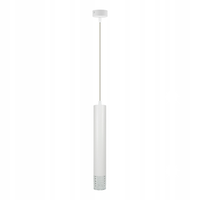 Lampa wisząca biała tuba zwis do salonu TUBI WHITE 1xGU10 ML8878 Milagro