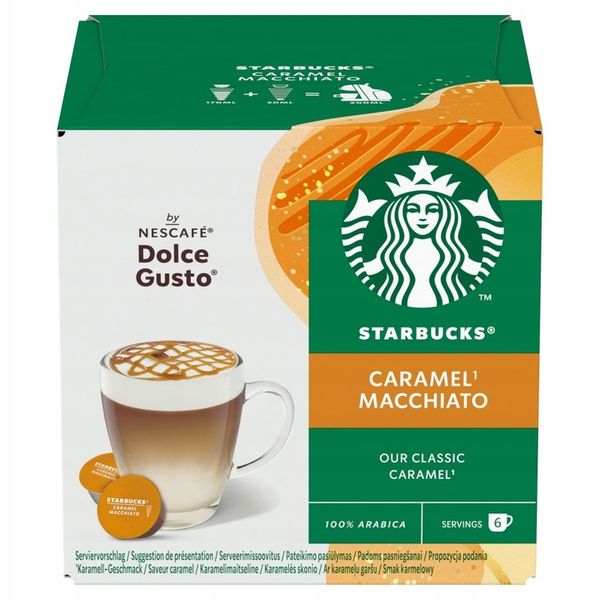 Kawa Dolce Gusto STARBUCKS Latte Caramel 12 kaps zdjęcie 1