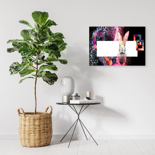 Deco Panel, Kolorowy królik 1 90x60 na Arena.pl