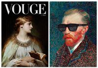 Zestaw dwóch plakatów portret van gogh 30x40 cm