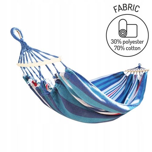 HAMAK Ogrodowy 2 Osobowy HUŚTAWKA XXL 200x150cm 2 Liny Pasy Haki Pokrowiec na Arena.pl