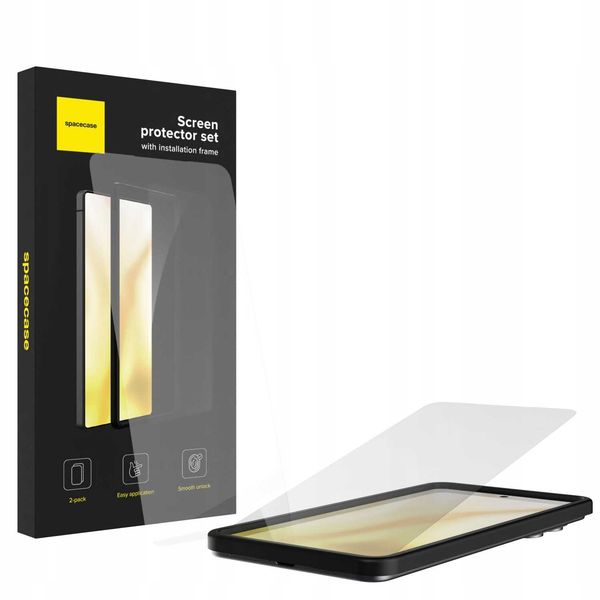 Spacecase Glass Screen Protector Set Galaxy S25 Edge zdjęcie 5