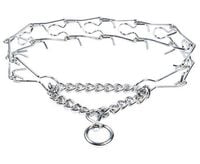 Solidna chromowana kolczatka zaciskowa dla ciągnącego psa Chaba Rozmiar 5