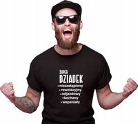 Koszulka z nadrukiem dla dziadka SUPER DZIADEK