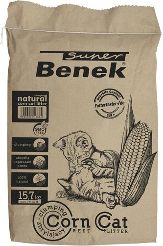 Super Benek Corn Cat 25L Classic Naturalny na Arena.pl