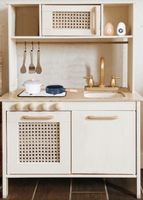 Kuchnia drewniana MDF retro z akcesoriami BOHO