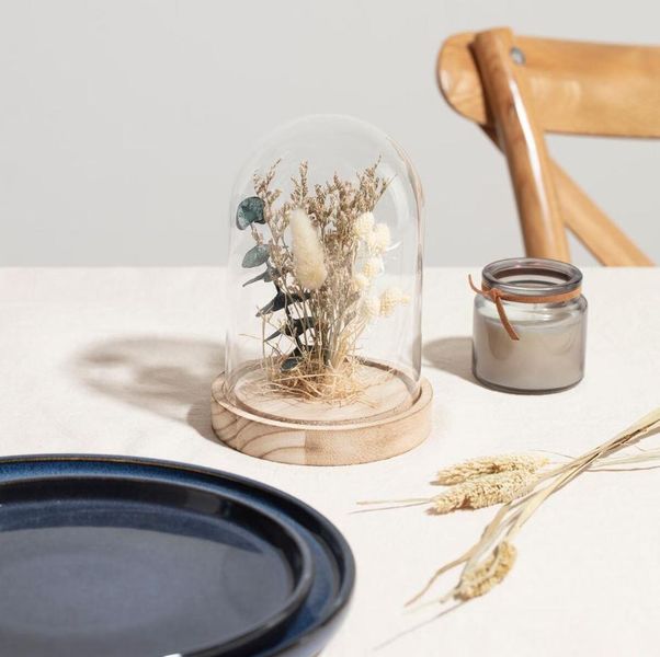 Suszone kwiaty pod kloszem House zdjęcie 2