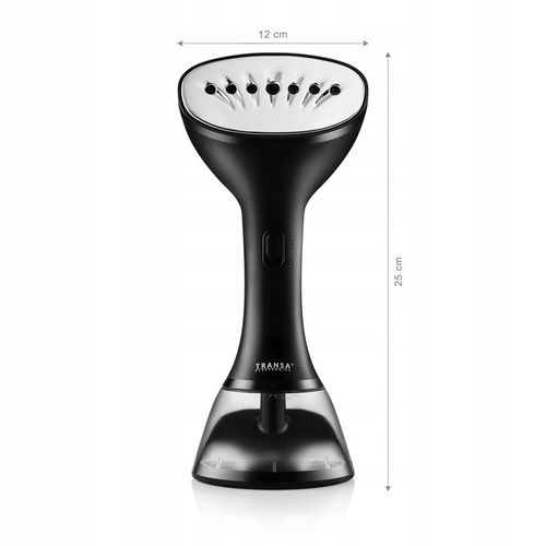 Parownica do ubrań Żelazko parowe REGULACJA PARY 7 DYSZ Czarna 380ml 2000W na Arena.pl