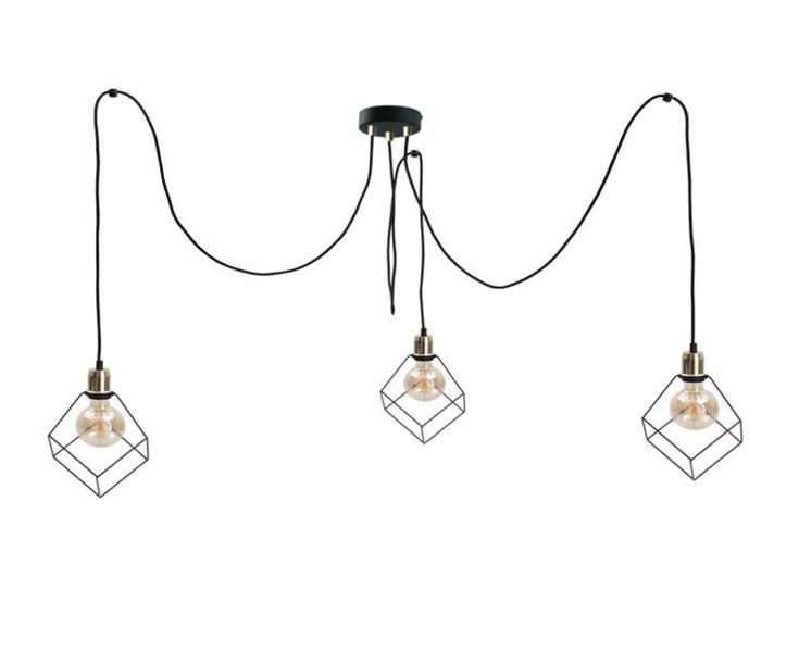 Lampa wisząca 3xE27 RUBEN GOLD zdjęcie 1