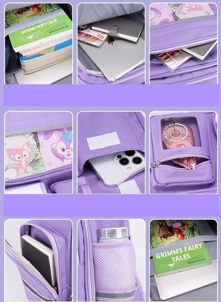 PLECAK SZKOLNY TORNISTER + PIÓRNIK KRÓLIK ZAJĄC odblaski WIELOKOMOROWY 3D zdjęcie 14