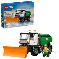 LEGO City Pług śnieżny – Zimowa ciężarówka odśnieżarka 60490
