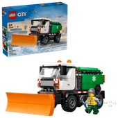 LEGO City Pług śnieżny – Zimowa ciężarówka odśnieżarka 60490