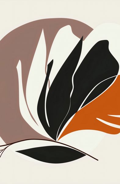Plakat 53x81cm Elegancja Roślinna zdjęcie 1