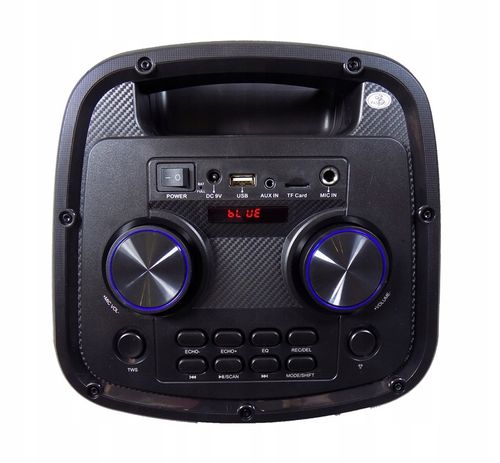 KOLUMNA GŁOŚNIKOWA PRZENOŚNA KARAOKE BLUETOOTH USB AKUM SUPER JAKOŚĆ MOCNA na Arena.pl