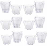 POJEMNIKI PUCHARKI NA DESER PRZEKĄSKI MONOPORCJE SŁODKI STÓŁ 77ML 50SZT