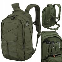 MĘSKI PLECAK Z WENTYLOWANE MIĘKIE PLECY DAMSKI HELIKON EDC OLIVE GREEN 21L