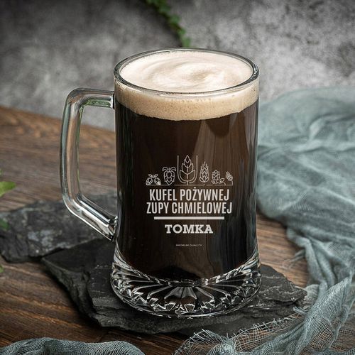 Kufel do piwa z grawerem 500 ml PREZENT DLA NIEGO na Arena.pl