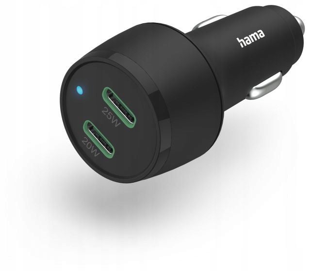 2xUSB-C PD/QC 45W CZARNA zdjęcie 1