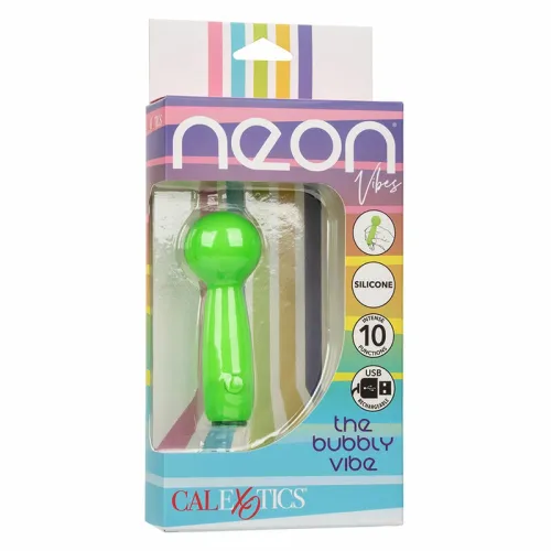 calexotics neon vibes bubbly vibe mini masażer zielony 10 trybow usb na Arena.pl