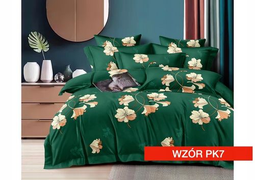 POŚCIEL ANTYALERGICZNA SATYNOWA 220x200 i 2x 70x80 KOMPLET 3 CZĘŚCI WZORY na Arena.pl
