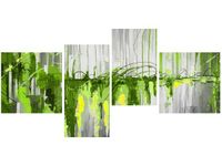 OBRAZ GREEN WATERFALL ZIELONY WODOSPAD