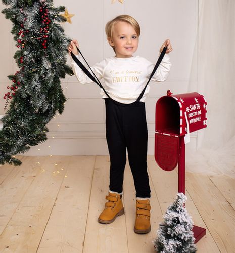 Spodnie z szelkami, czarne .92 na Arena.pl