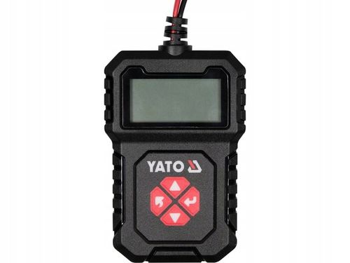 YATO ELEKTRONICZNY CYFROWY LCD TESTER AKUMULATORÓW SAMOCHODOWYCH 12V 2000A na Arena.pl