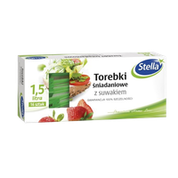 STELLA Torebki śniadaniowe z suwakiem 1.5L - 16szt
