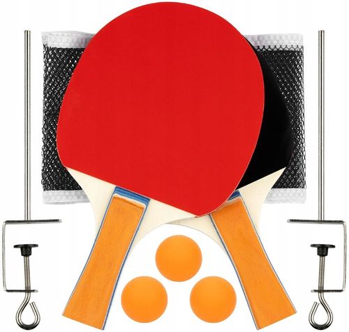 Zestaw rakietki siatka do tenisa stołowego ping ponga paletki AVENTO na Arena.pl