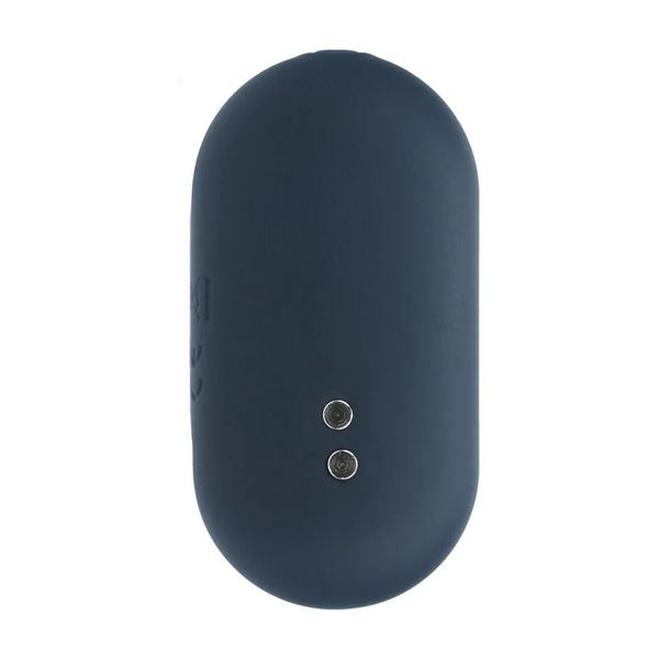 Hexagonal Vibrating Silicone Anal Plug - S - Black zdjęcie 5