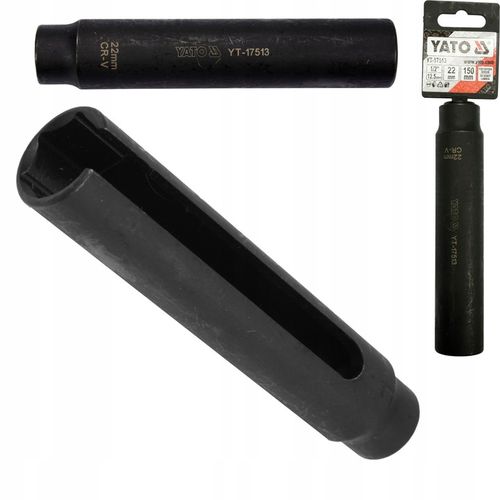 YATO KLUCZ DŁUGA NASADKA DO DEMONTAŻU SONDY LAMBDA 150MM 1/2 22MM YT-17513 na Arena.pl