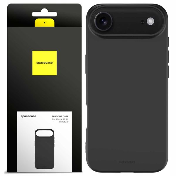 Spacecase Silicone Case 3.0 Iphone 17 Air Black zdjęcie 1